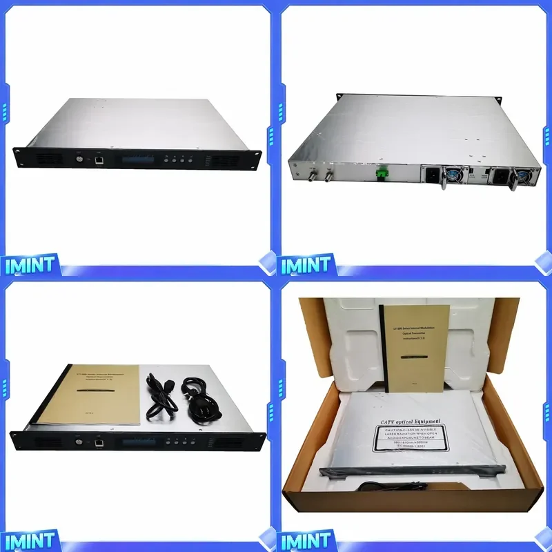 1310nm 26mW 14dBm CATV Optical Transmitter with AGC and Dual Power Supply and Simple Network Management Function