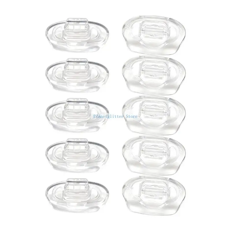 652B Kids Eyewear Nose Pads Soft Silicone Comfort Fit For Long Wear Universals Size Adjustable Clip Designs Plastic Frame