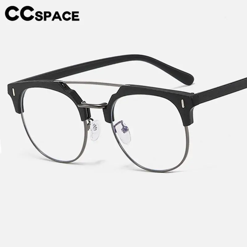 

57278 Vintage Anti Blue Light Computer Glasses Women Fashion Rivet Optical Spectacles Frames Men Prescription Eyeglass