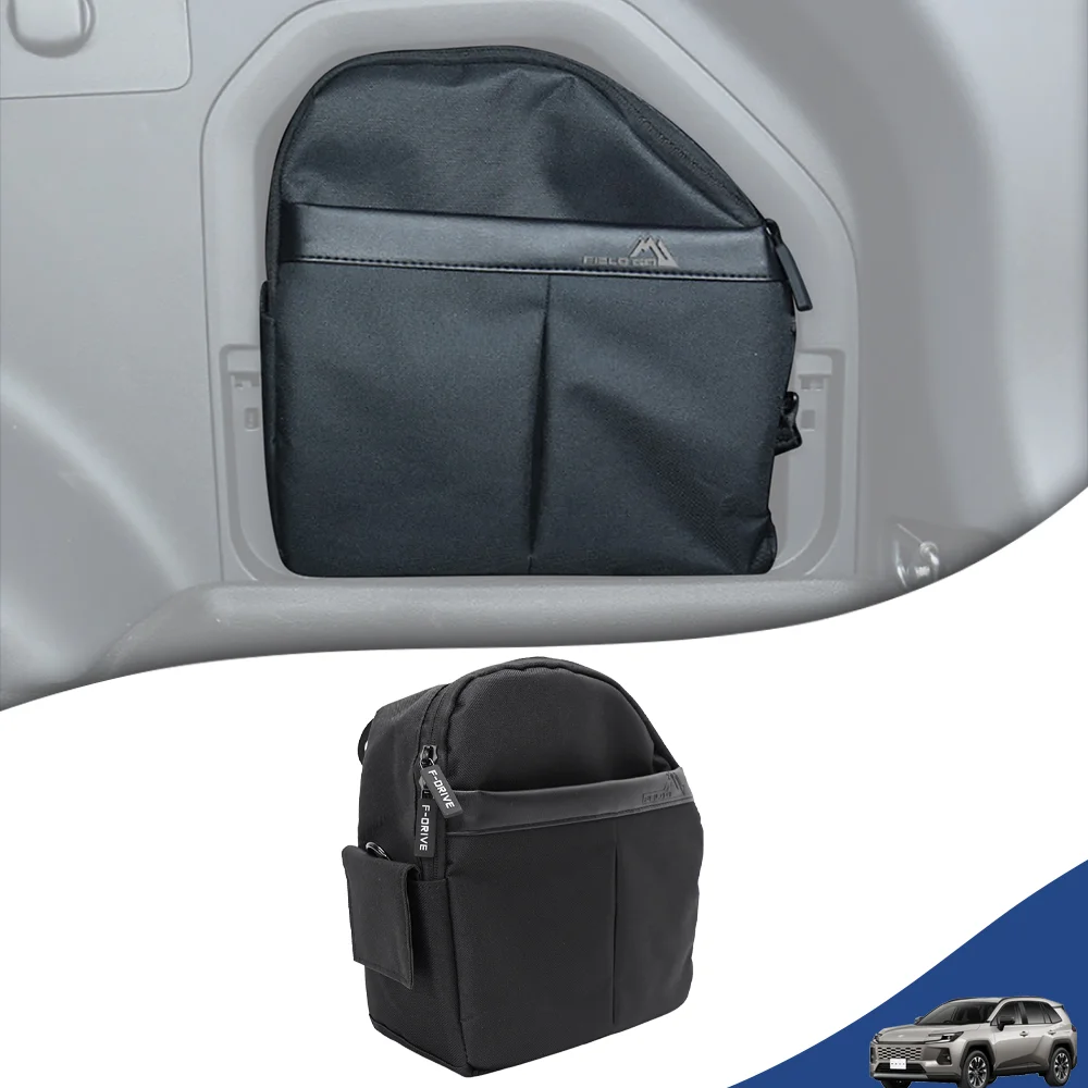 Organizador de Porta-Malas para Carro, Bolsa de Armazenamento Lateral Direita para Toyota Rav4 XA60 2026, Acessórios de Interior Automotivo