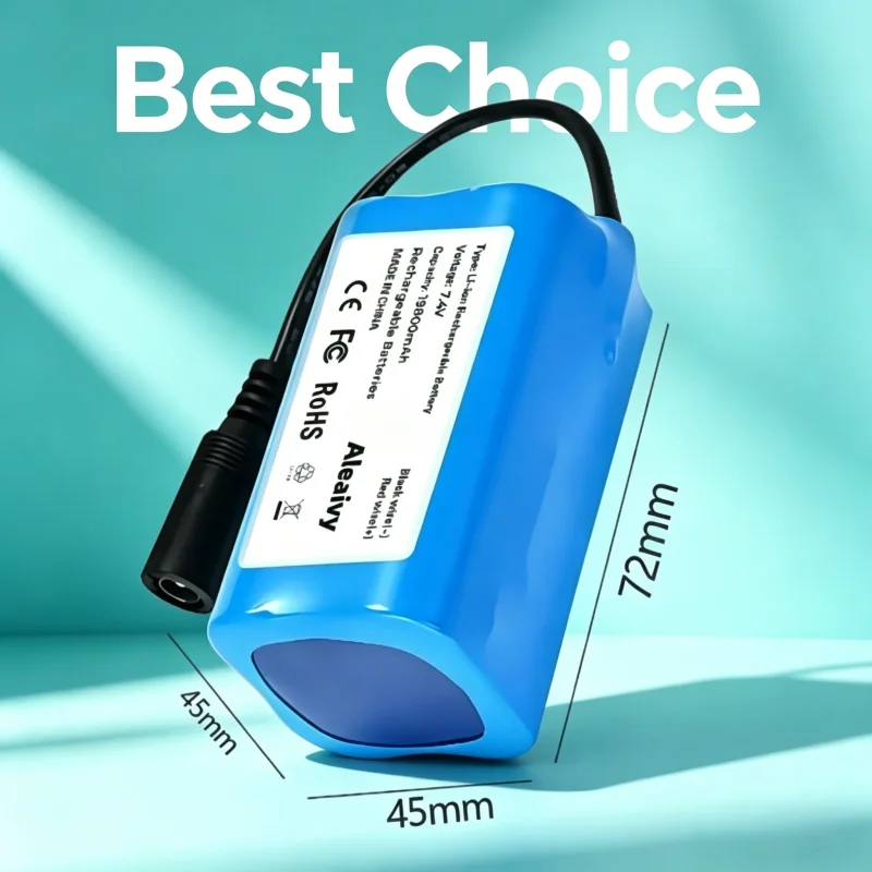 

High Capacity 7.4V 16800mAh Li-ion Battery Pack Rechargeable, for RC Fishing Bait Boat T188 2011-5 V007 C18 H18 Remote Control