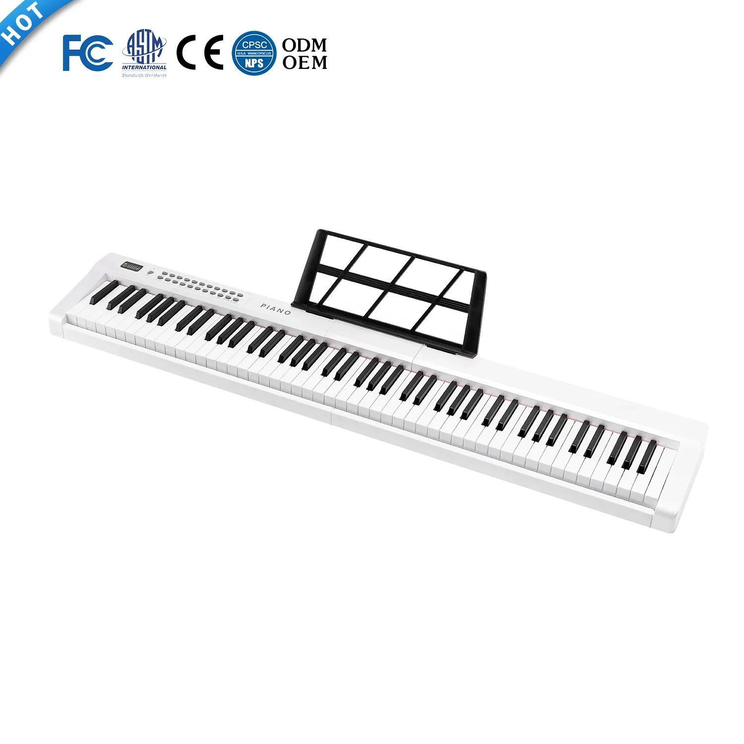 Musikinstrument MIDI Music Teclado 88-Tasten-gewichtetes digitales elektronisches Klavier zu verkaufen