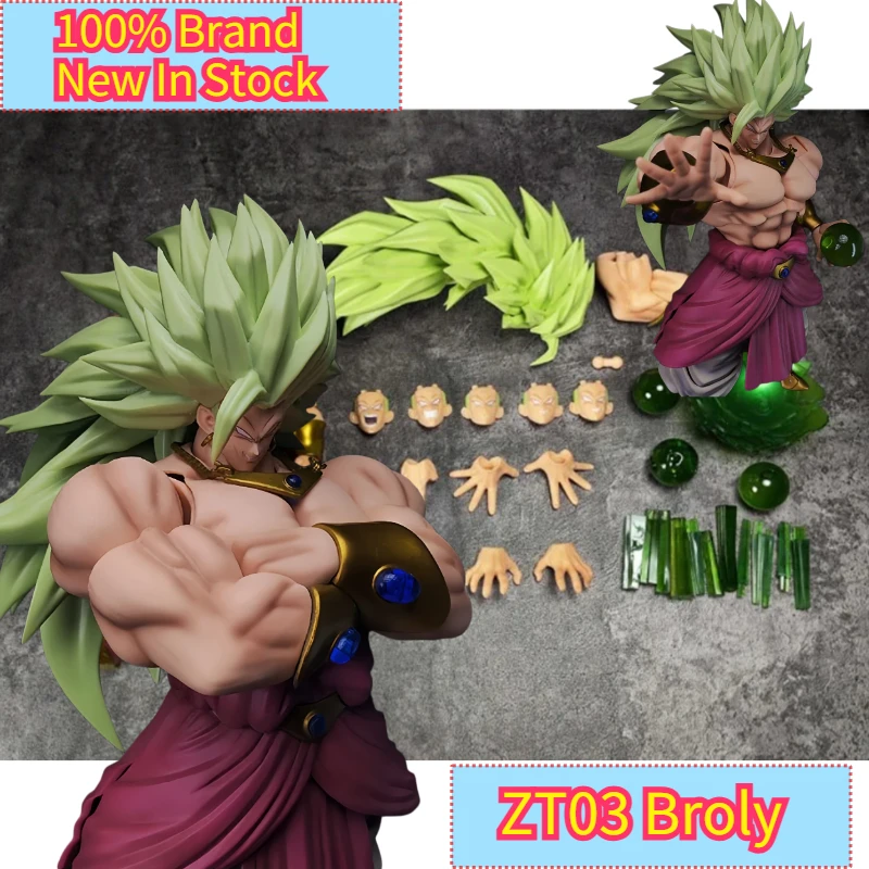 

ZT Studio Broly Figure Dragon Ball Super Saiyan Broly 10 Inches Warrior of The Ancient Anime Action Figure Model Toys Gifts
