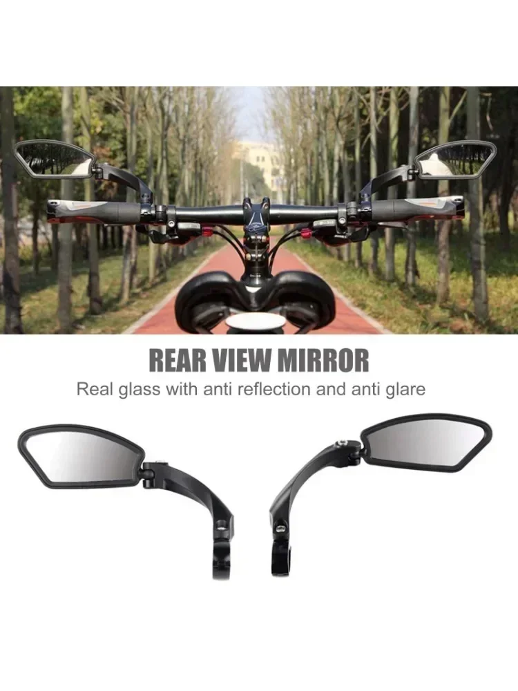AliExpress NONE Bicycle Rearview Mirror Wide Range Adjustable Angle Reflector Scooter Bicycle Rearview Mirror Bicycle Handlebar Mirror