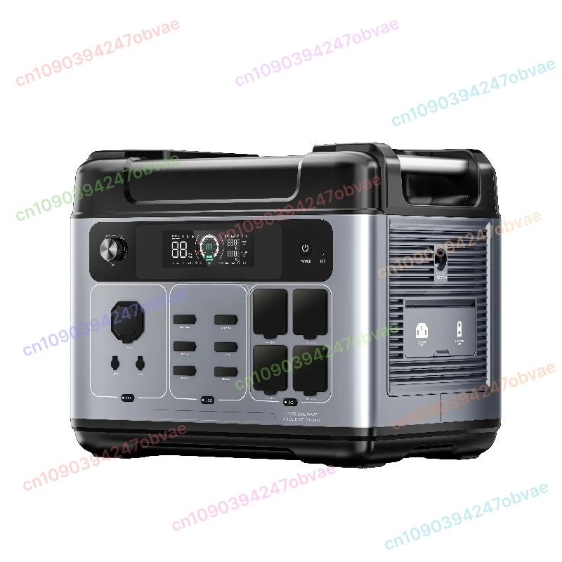 

2400W Portable Power Station 2400W Lifepo4 Battery Energy System Powerstation Solar Generator