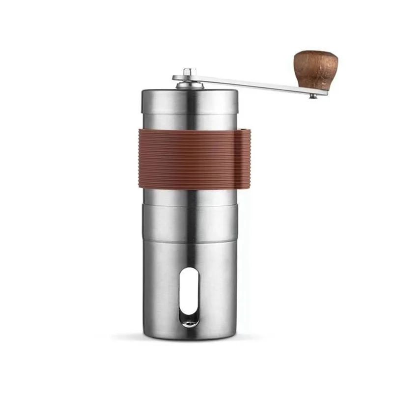 

Manual Coffee Grinder Portable Hand Coffee Bean Grinder with Scale Visualization for Home Office Traveling Espresso