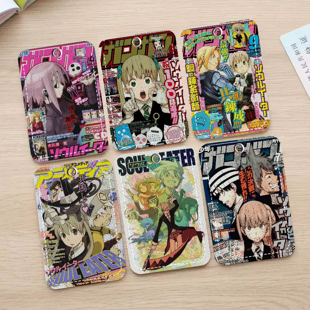 حامل بطاقة الوصول من البولي يوريثان على طراز S-Soul E-Eater مع سلسلة مفاتيح - حماية تنفيذية لبطاقة البنك، والمترو الأنفاق، وحافظة بطاقة الحافلة