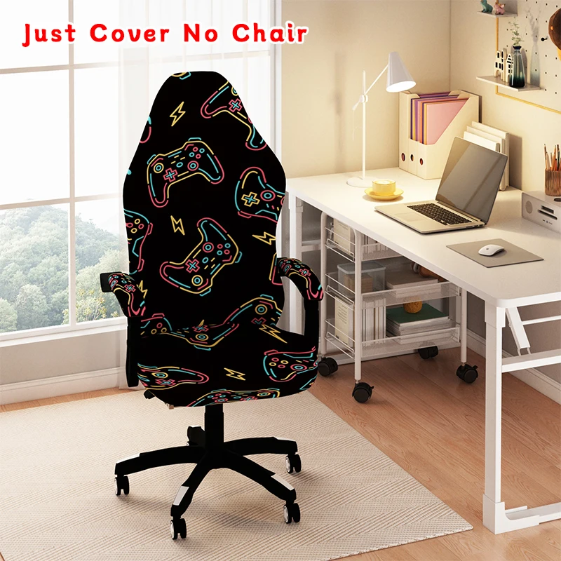 Gaming Chair Cover Universal  Elastic Armchair Slipcover Computer Seat Cover Home Office Rotating Lift Chair Protector Cover