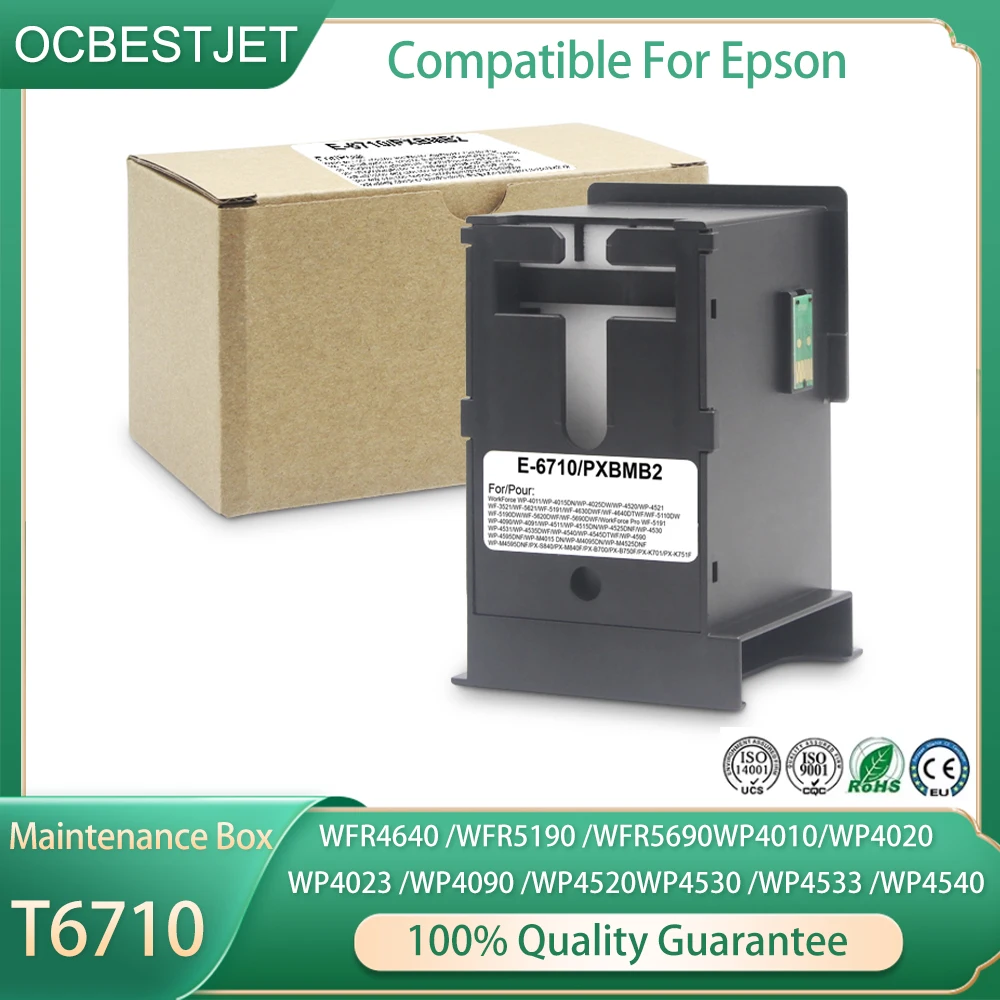 

Контейнер для отработанных чернил T6710 C13T671000 для принтеров Epson WP-4000, 4015DN, 4025DW, 4095DN, 4500, 4515DN, 4525DNF, 4535DWF, 4545DTWF, 4595DNF