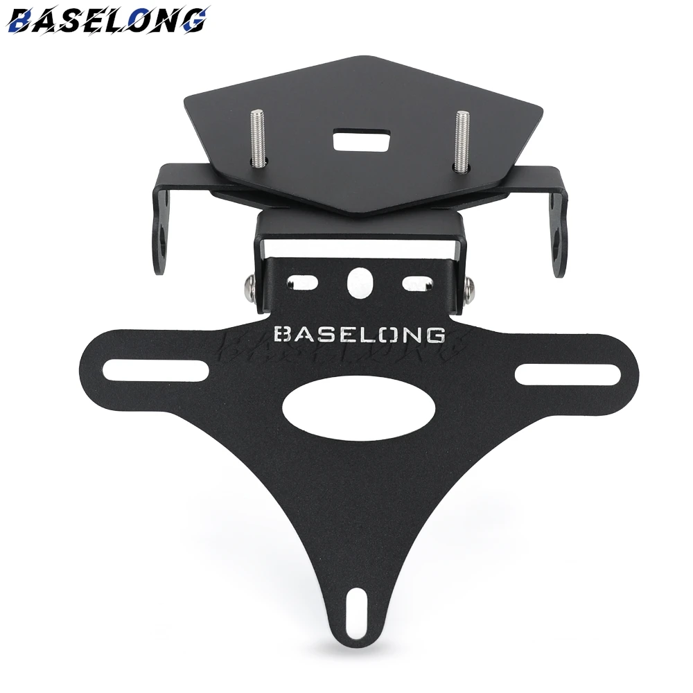 إطار حامل لوحة ترخيص الدراجة النارية مع ملحقات إضاءة LED لسيارات BMW S1000R S1000RR 2019-2026 M1000R M1000RR 2021 2022 2023