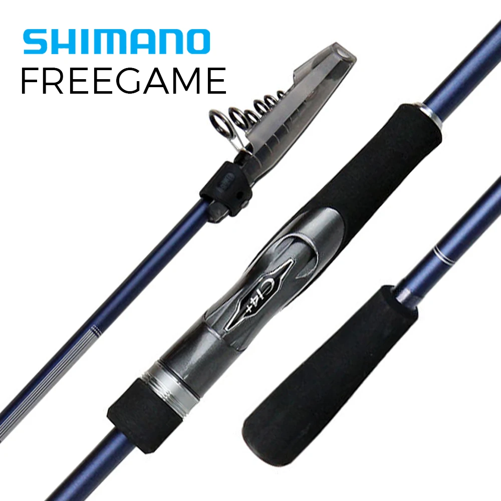 

Shimano Original 2023 Freegame Telescopic Portable Spinning Fishing Rod 2.29m 2.44m 2.59m 2.74m 2.9m 4 section Weight 109g-150g