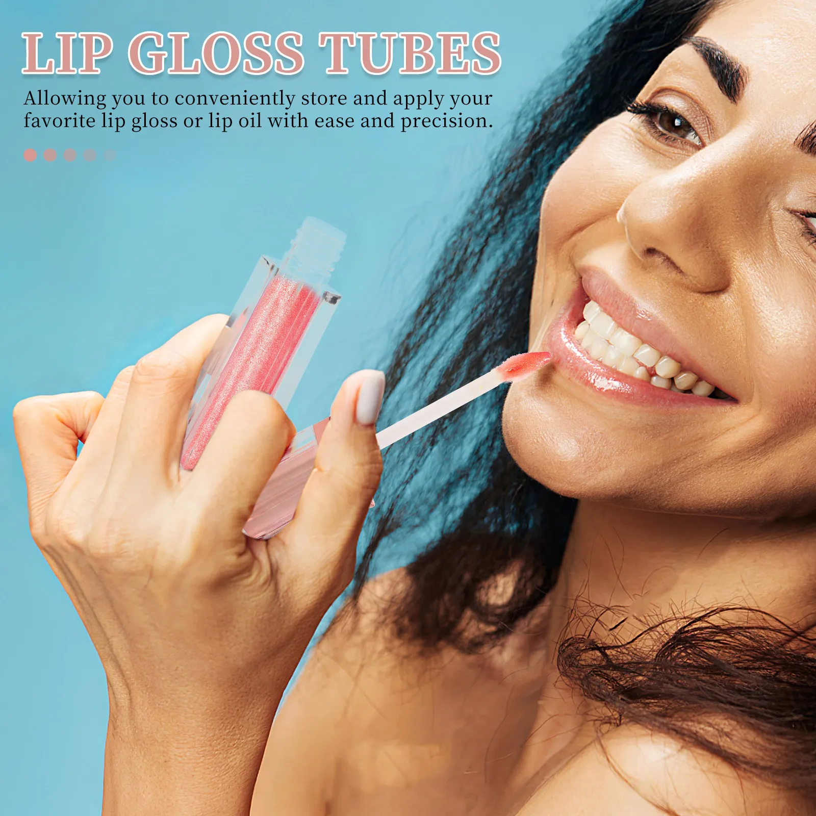 

8Pcs Clear Lip Gloss Tube Containers 3.5ml Elegant Butterfly Bow Refillable Portable Squeeze Tubes for Lip Glaze DIY Packaging