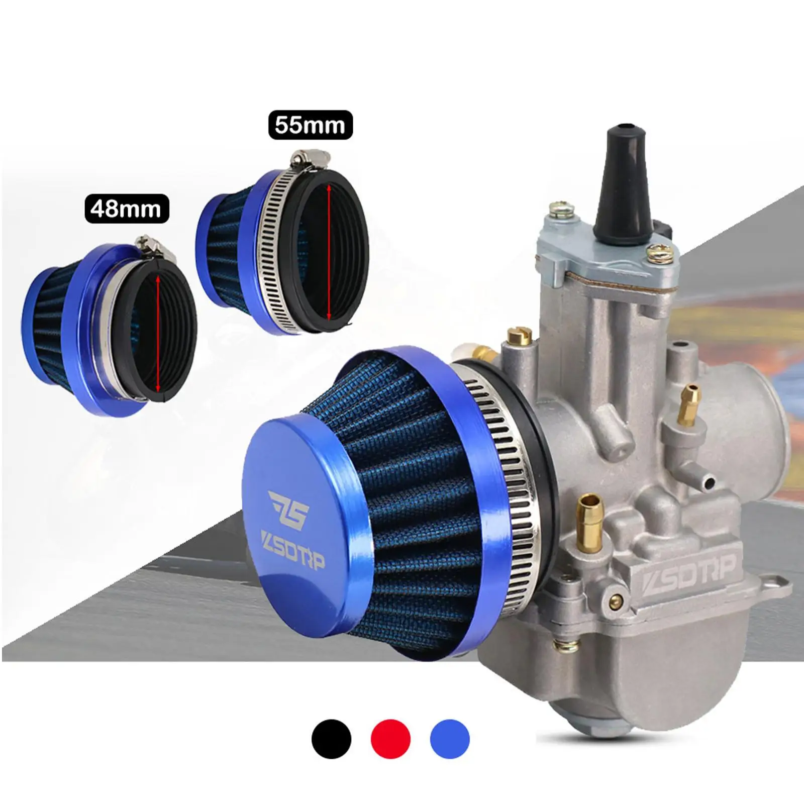 

Universal Intake Mushroom Head Air Filter Cleaner for Motorbike Dirt Bike ATV Off Road Air Purifier Parts