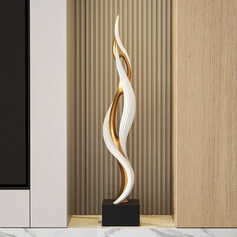 Creative Entrance Hall Sculpture Large Luxury Art Living Room Statue Table Wine Rack Modern Figurines Aesthetic Nordic Ornaments