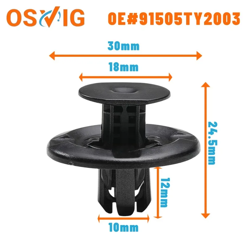 

20PCS OE#91505-TY2-003 Suitable for Honda Acura Accord chassis fixing buckle