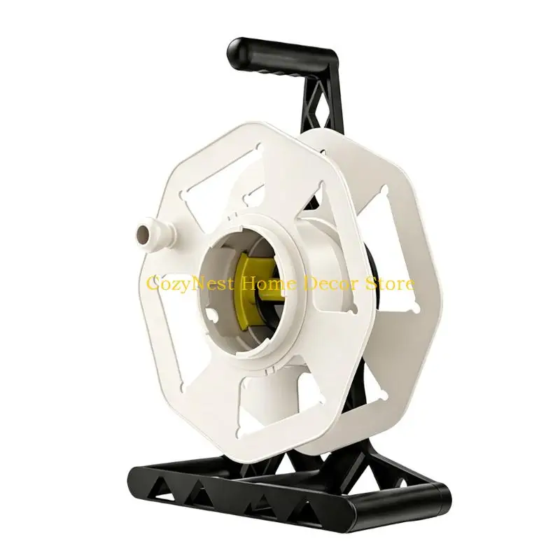 92MF Cord Storage Wheel Reel Line Winding Tool Twin Rod Support For Easy Operation