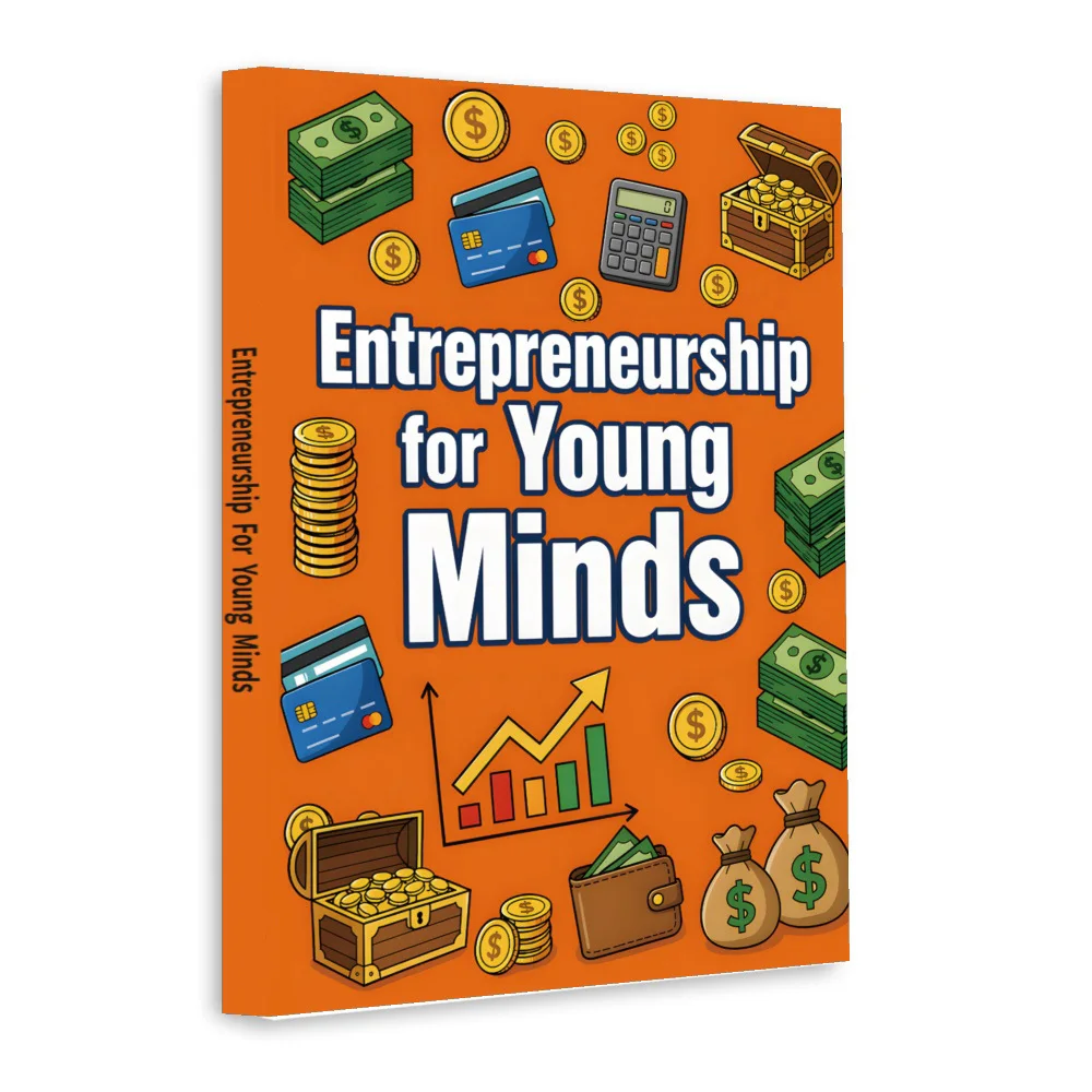 Entrepreneurship for Young Minds, Kids Business and Money Skills Book, Introduction to Entrepreneurship, Saving, Budgeting