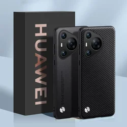 Plain Leather Case for Huawei Pura 70 Ultra P60  P50 Pro Nova 12 Pro 11 10 Se Nova 9 Mate 60 Shock Absorption Protection Shell