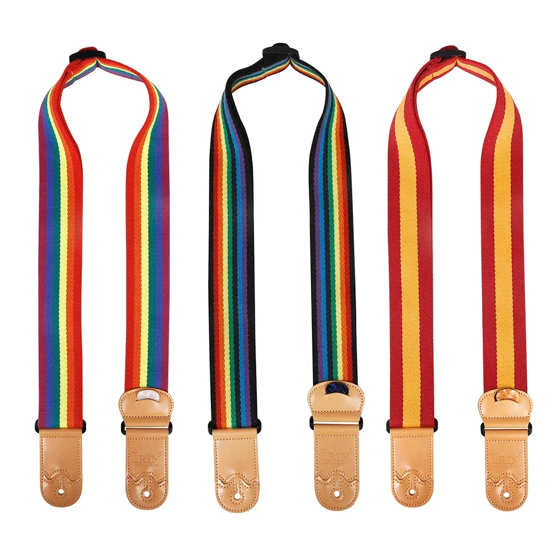 

IRIN Guitar Strap Adjustable Cotton Strap Coloured Belt For Electric/Acoustic/Classical Guitar Bass Guitar Parts & Accessories