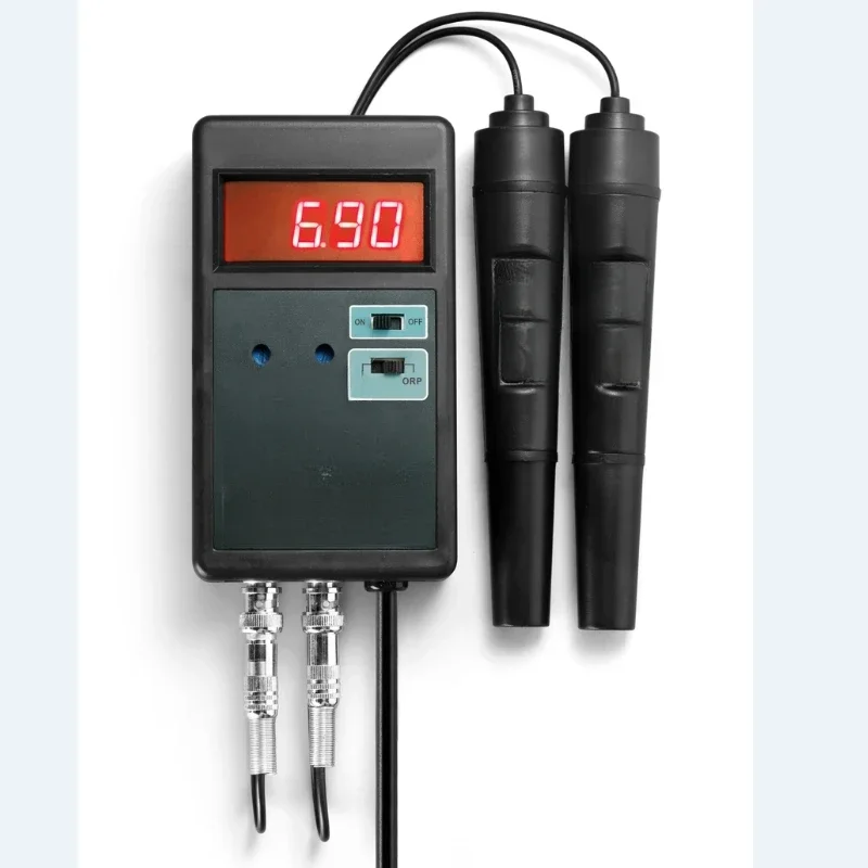 

Digital PH ORP Monitor Accuracy Portable Online Water Quality pH Meter Aquariums ORP Tester ATC Data Lock Electrode Sensor