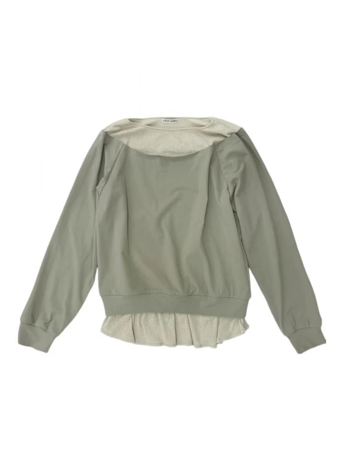 

Брендовая футболка с одним открытым плечом и длинным рукавом, повседневный стиль, весенняя мода для молодых женщин, прямой крой, весенний сезон