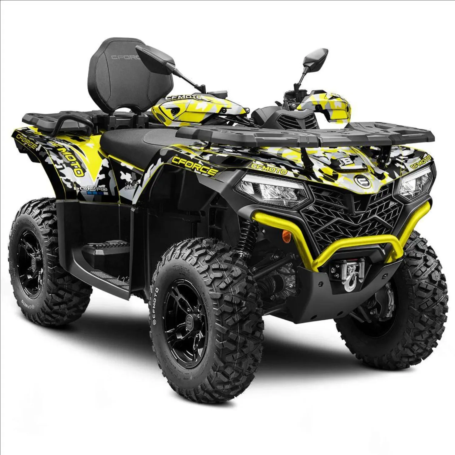 Body Fairing Sticker Decals Protective Quads / Atv 4x4 Full Graphic Kit For CFMOTO CFORCE 400+450+500+520 2022-2026  Design-4