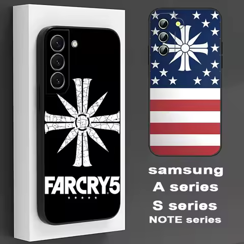 Far Cry 5 For Samsung S 24 23 22 21 20 plus ultra a 24 34 54 create 53 luxury Black shell Cover