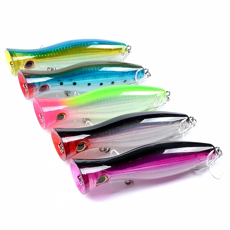 

1pcs 120mm 40g Big Popper Wobbler Hard Isca Artificial Topwater Fishing Lure Long Shot Crankbait Fishing Bait Pike Bass Leurre