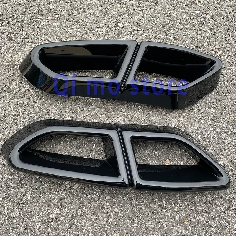For VW Passat B8 Variant 2015- 2019 Rline Rear Exhaust Modification Four Holes Chrome Exhaust Diffuser Frame body Kit
