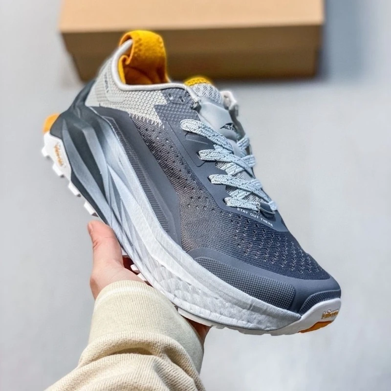 Classic Brand Comfortable Walking Jogging Shoe Top Quality Wide Last Outdoor Off-road Running Shoe Breath Sport and Leisure Shoe