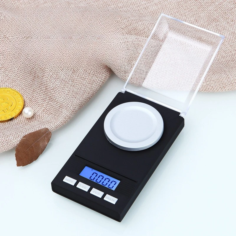 High-precision jewelry electronic scale 0.001g accurate gold milligram portable pocket scale, small household balance