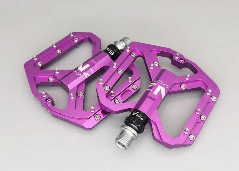 Neue Mountainbike Pedale MTB Pedal Aluminium Fahrrad Breite Plattform Flache Pedale 9/16 "Versiegelt Lager Fahrrad Pedale
