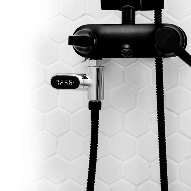 Digital Shower Water Temperature Monitor with LED Display 4