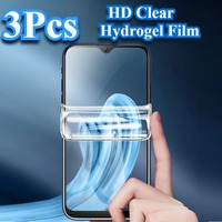 3Pcs HD Clear Hydrogel Film For Meizu 18 20 21 Pro NoteFull cover Protector For Meizu Lucky 08 Blue 20 mblu 22 21 Pro note 21 20
