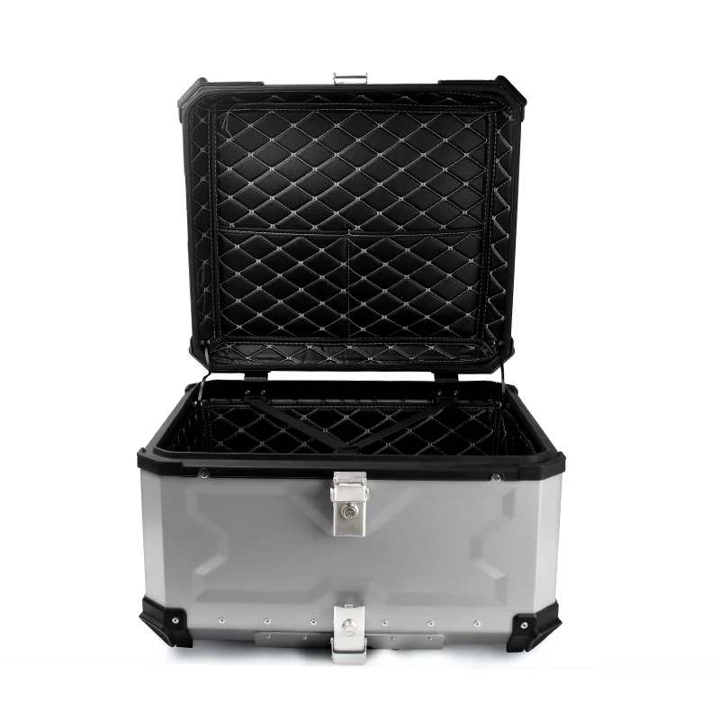 100L Super Capacity Motorcycle Rear Case Rack Valentine Large Motorcycle Tail Box of Parts Can Be Quick Released Tail Bag