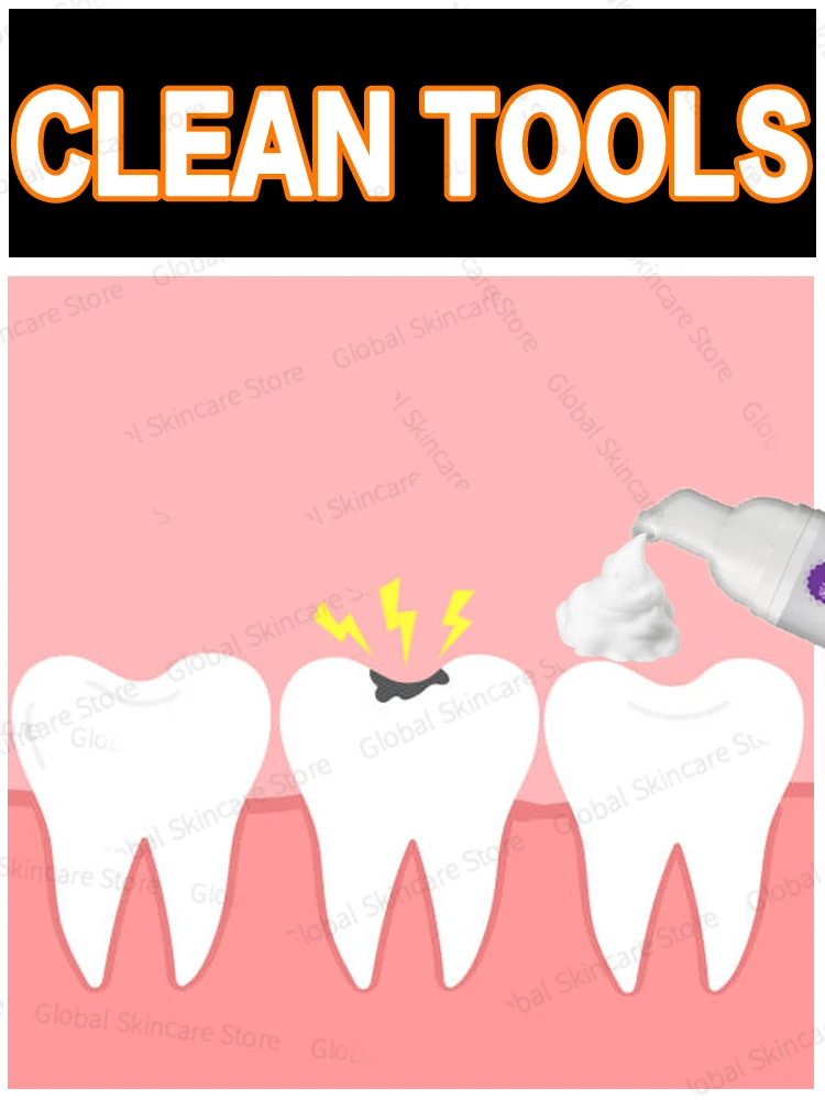 

Removes stains, dental inlays, orthodontic veneers, discoloration, and damaged oral care tools