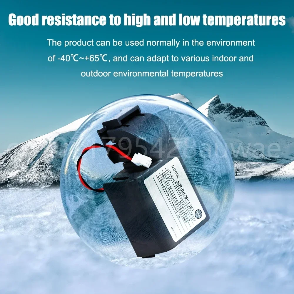 20 قطعة MR-BAT6V1SET MR-J4 6 فولت PLC بطارية 2CR17335A WK17 بطاريات مع موصلات بيضاء لنظام CNC المؤازرة