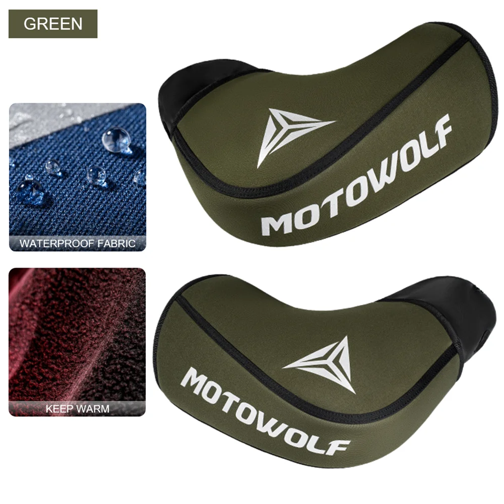 1 Paar Motorrad-Lenkermuffen Winter-Fahrradhandschuhe Wasserdichte Lenkerhandschuhe Schneemobil E-Bike Motorrad Thermo-Handschuhe – Detail 14
