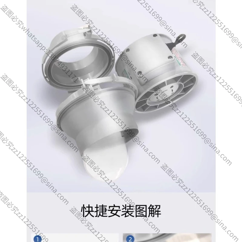 

Подходит для трубного вентилятора с косым расходом, вытяжного вентилятора для кухни, вентилятора для ванной комнаты, дымоотводящего вытяжки, бесшумного давления