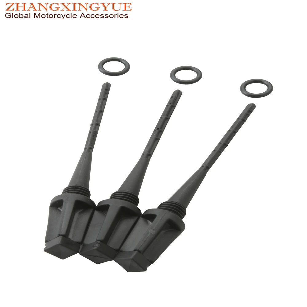 3PC GTS125 GTS250 GTS300 GTV125 GTV250 GTV300 Gear Oil Dipstick For Vespa ET2 LX LXV S ET4 50 125 150 GT60 GT125 GT200 832130