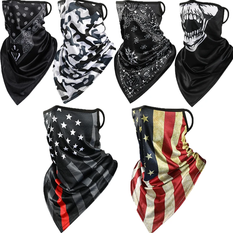 

Balaclava Camouflage Motorcycle Face Ice Silk Mask Summer Anti-UV Running Riding Face Shield Moto Accessories balaclava