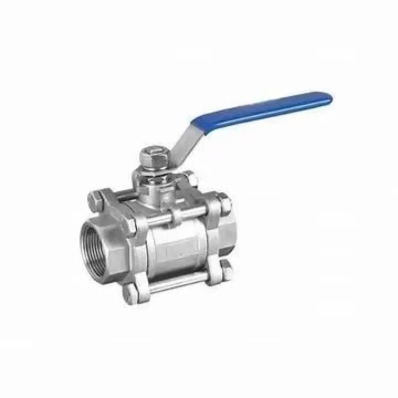 Manueller dreiteiliger Kugelhahn aus Edelstahl, hohe Qualität für Wasser, Gas, Öl, Säure bei hohen Temperaturen, OEM, anpassbar