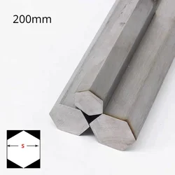 304 Stainless Steel Hex Rod Bar Shaft 5mm 6mm 7mm 8mm 10mm 12mm 15mm Linear Metric Hexagonal Stock Ground 200mm Customize Length