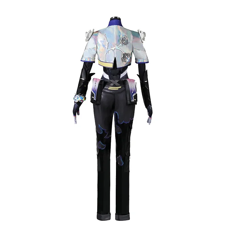 ROLECOS Gioco Valorant Vyse Costume Cosplay Sentinel Vyse Agente Rosa Donna Punk Uniforme Halloween Party Outfit