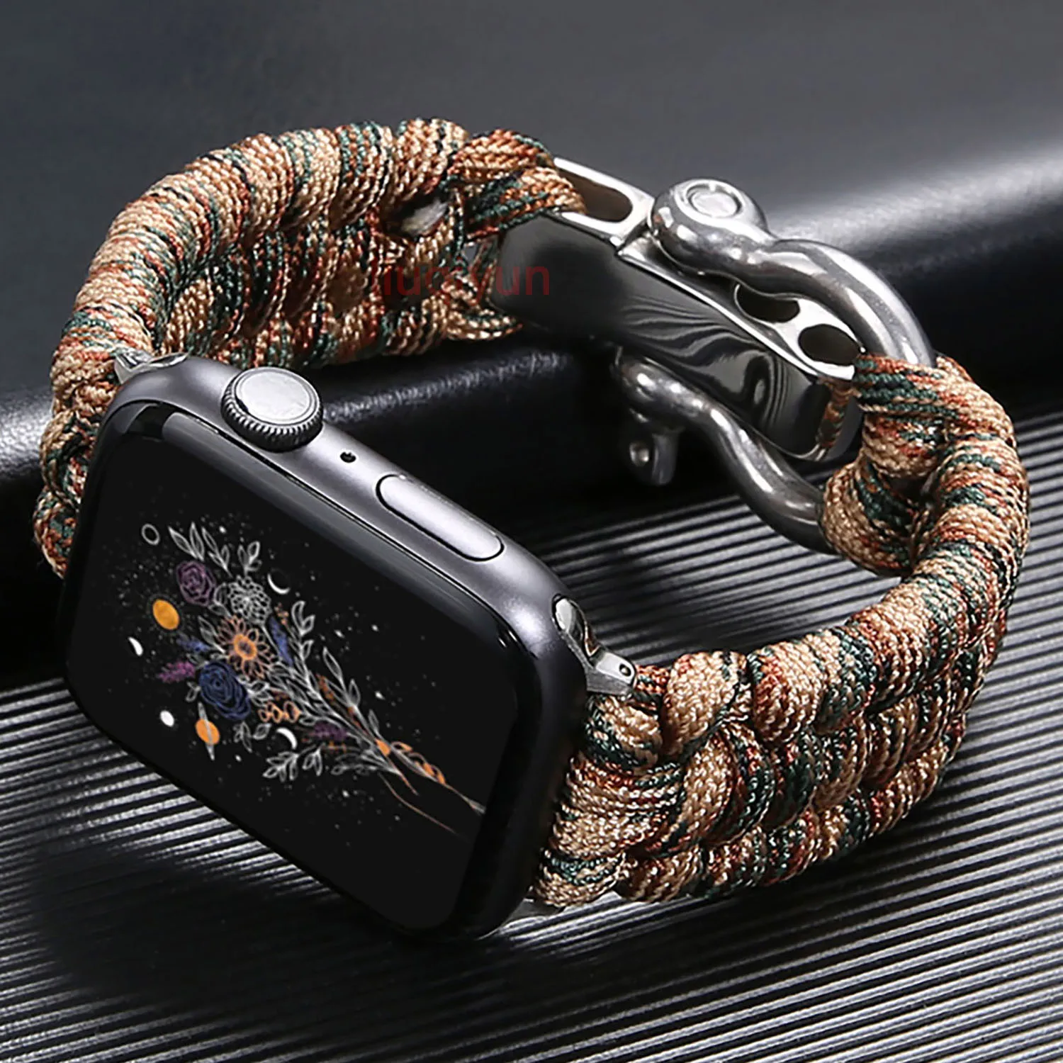 Outdoor Sport Rope Strap For Apple Watch Band Ultra 2 49mm 9 8 7 45mm 41mm Nylon Bracelet iWatch Series SE 6 5 4 3 44mm 42 40 mm