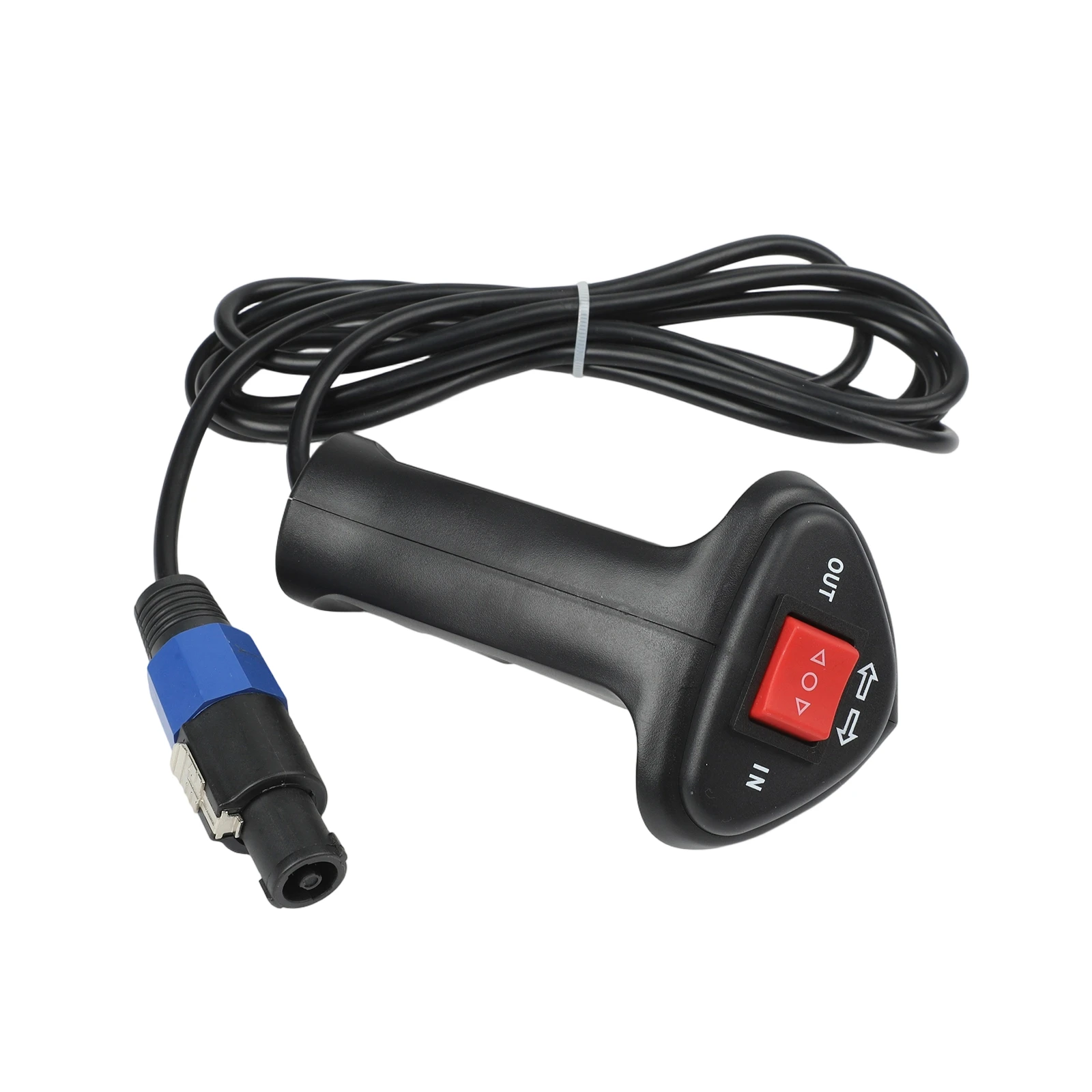 Remote Control Handle 12V for Electric Winch Featuring Push Button and Compact Design for Easy Transport and Use