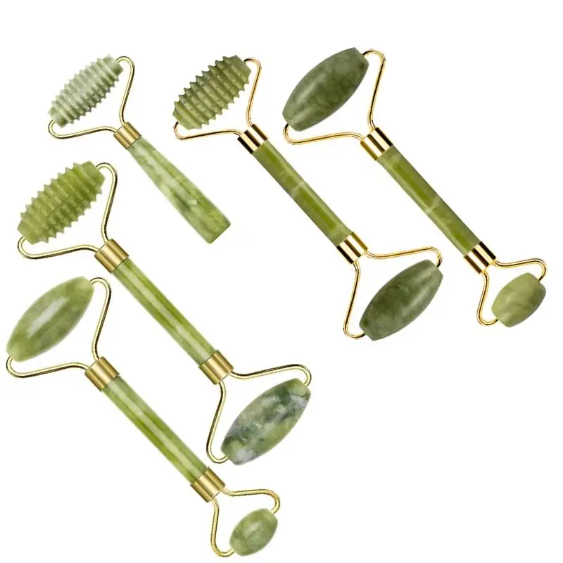 

Natural Xiuyu Jade Roller Natural Stone Gouache Scraper Massager Facial Anti Wrinkle Lifting Beauty Skin Care Body Slimming