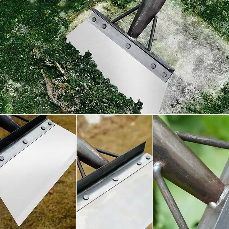 Imagem -03 - Multifuncional Garden Cleaning Shovel Head Outdoor Steel Flat Ice Shovel Planting Weeding Farm Tool