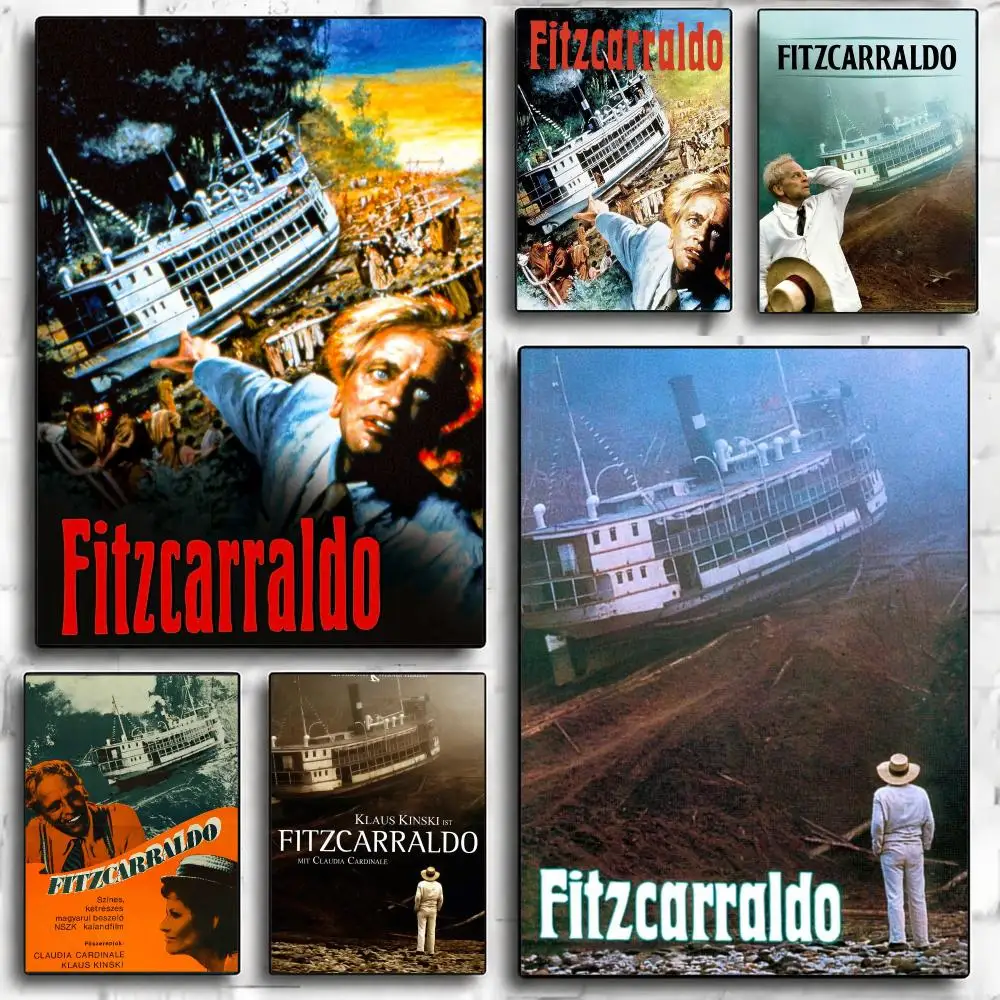 classic movie F-Fitzcarraldo-O Poster Minimalist Wall Sticker for Cafe Office Bar Home Decor and Gift