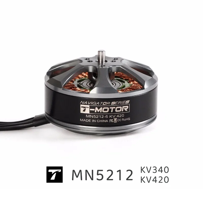 

MN5212 T-MOTOR KV340 KV420 поддержка бесщеточного двигателя, литиевая лампа, максимальная мощность 1440 Вт, максимальный ток А, 60 А